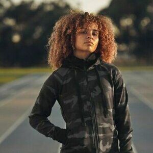 Athleta Camo Triumph Hoodie - 1X - Like New